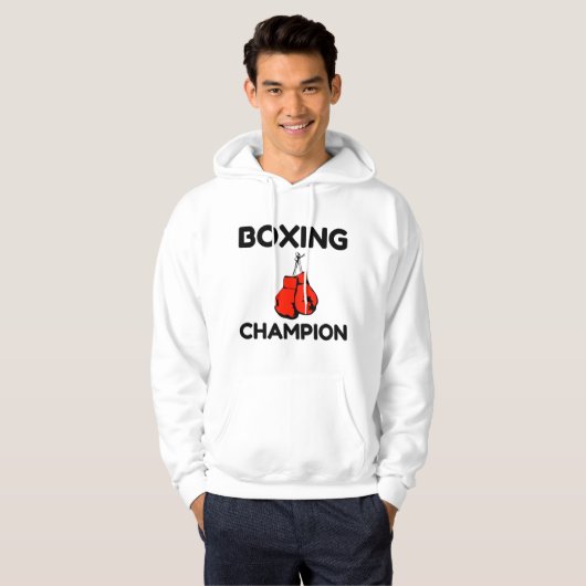 VESTE À CAPUCHE CHAMPION DE BOXING (Devant entier)