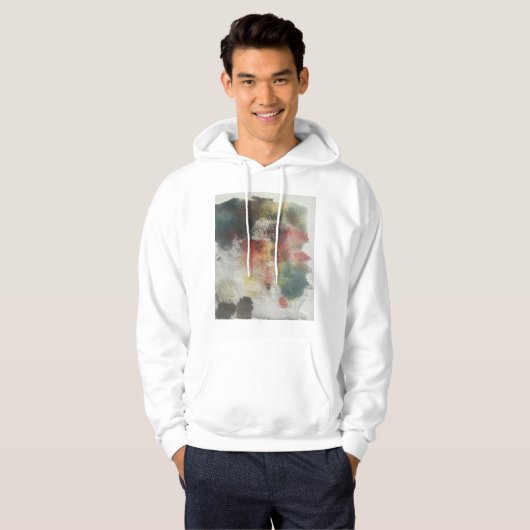 Veste À Capuche Chandail à capuche aquarelle (Devant entier)