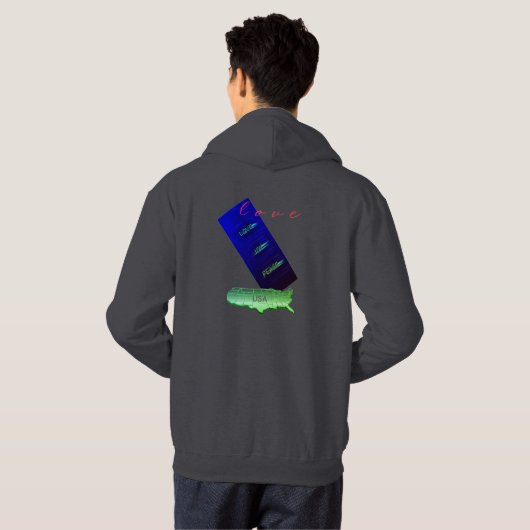 Veste À Capuche Chandail à capuchon (Dos entier)