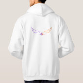 Veste À Capuche Chandail à capuchon à broderie unique (Dos)