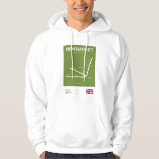 Veste À Capuche Chandail à impression de course hippique minimalis