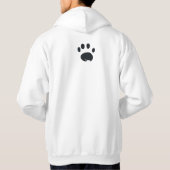 Veste À Capuche Chandail chat smoking (Dos)