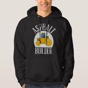 Veste À Capuche chantier de construction de rue asphalte ouvrier