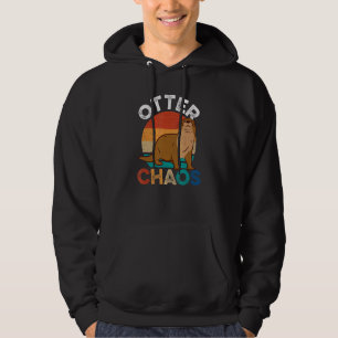 Veste À Capuche Chaos Otter Pour Hommes Femmes Mignonne Otter Anim