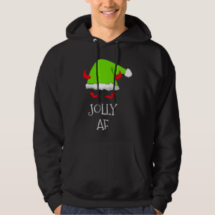 Veste À Capuche Chapeau de Père Noël super cool Mauvais Yeux Noël