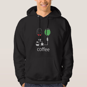 Veste À Capuche Charge café Mon humeur