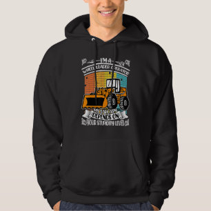 Veste À Capuche Chargeur de Digger Opérateur de construction Trava