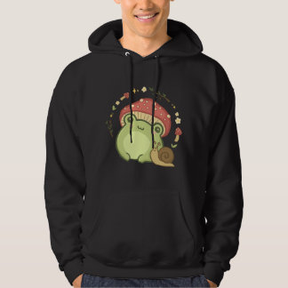 Veste À Capuche Charme de campagne Grenouille Escargot Mignon Vint