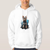 Veste À Capuche Charme mettant en valeur le Yorkshire Terrier (Devant)