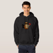 Veste À Capuche Chat À Vins Pour Amis Et Fêtes (Devant entier)