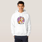 Veste À Capuche Chat animal d'abus (Devant entier)
