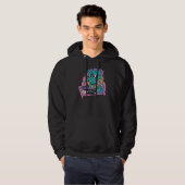 Veste À Capuche Chat au poste de DJ (Devant entier)