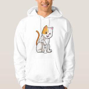 Veste À Capuche Chat aux échecs avec pièce d'échecs Pawn