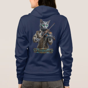 Veste À Capuche Chat Bleu Russe de la Sérénissime intemporelle
