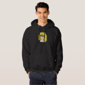 Veste À Capuche Chat Blond Cool avec des Lunettes de Soleil Pixel  (Devant entier)