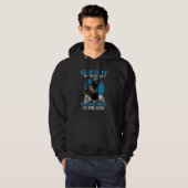 Veste À Capuche chat continue comme ça et tu seras l'odeur étrange (Devant entier)