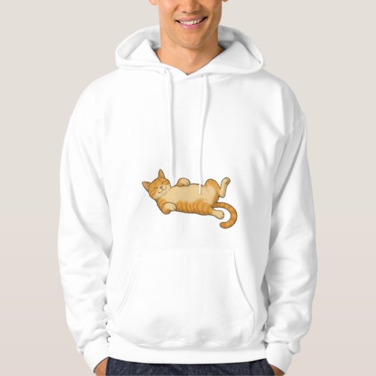 Veste À Capuche Chat couché (Devant)