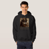 Veste À Capuche Chat Couture Steampunk (Devant entier)