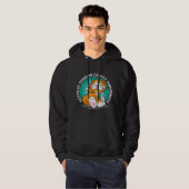 Veste À Capuche Chat de Cancer ovarien (Devant entier)