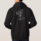 Veste À Capuche Chat de Mascarade (Dos)