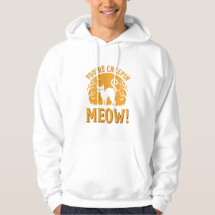 Veste À Capuche Chat d'Halloween Tu me fais peur Miaou