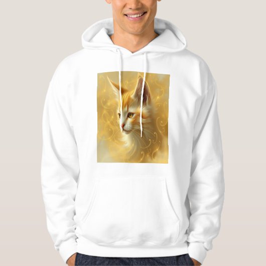 Veste À Capuche Chat doré (Devant)