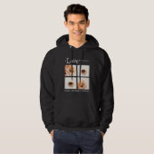 Veste À Capuche Chat effrayant pour hommes (Devant entier)