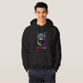 VESTE À CAPUCHE CHAT EN COLÈRE (Devant entier)