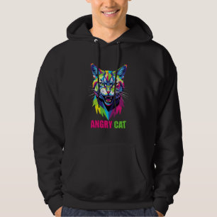 VESTE À CAPUCHE CHAT EN COLÈRE