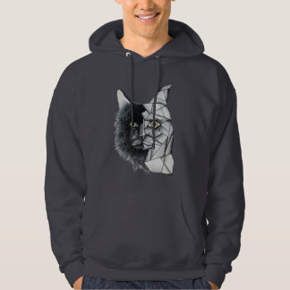 Veste À Capuche Chat géométrique