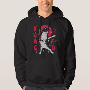 Veste À Capuche Chat Kung Fu