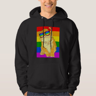 Veste À Capuche Chat Lgbt Gay Rainbow Pride Drapeau Garçons Hommes