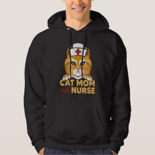 Veste À Capuche Chat Maman Et Infirmière Infirmière RN Étudiants F