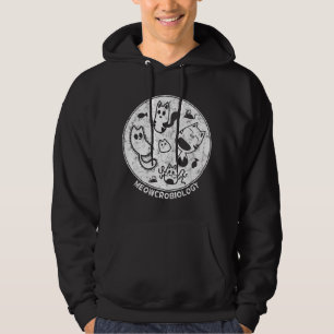 Veste À Capuche Chat Mignon Bactéries en Détresse Microbiologie Sc