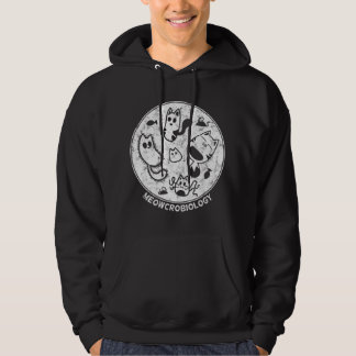 Veste À Capuche Chat Mignon Bactéries en Détresse Microbiologie Sc