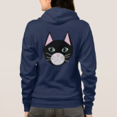 Veste À Capuche Chat Noir (Dos)