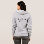 Veste À Capuche Chat noir et blanc foncé (Dos entier)