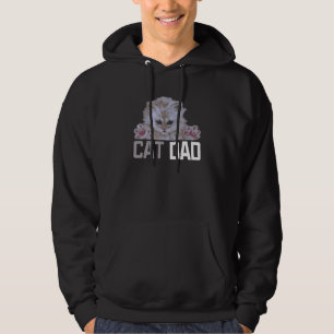 Veste À Capuche Chat Papa Daddy Kitty Propriétaires Fourrure Paren