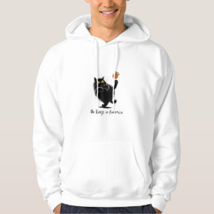 Veste À Capuche Chat Pas De Rois En Amérique Nous Le Peuple Politi