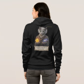 Veste À Capuche Chat Russe Bleu Einstein - Imagination (Dos entier)