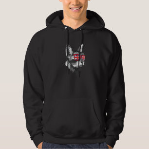 Veste À Capuche Chat Union Jack En Lunettes De Soleil Pour Enfants
