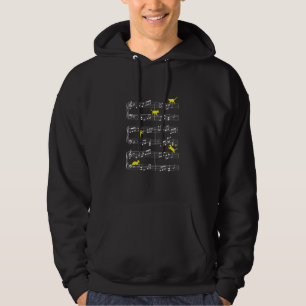 Veste À Capuche Chats Jouant Note De Musique Clé Musicien Art