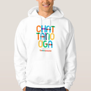 Veste À Capuche Chattanooga Tennessee Mid Century, Pop Art,