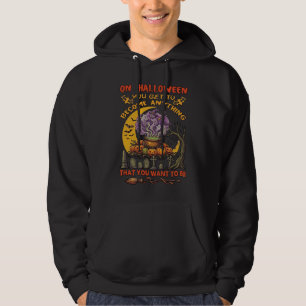 Veste À Capuche Chaudière de chat de fantôme de citrouille Devenez
