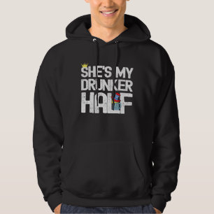 Veste À Capuche Chaussure Mon ivrogne Half Beer Alcohol 4 juillet