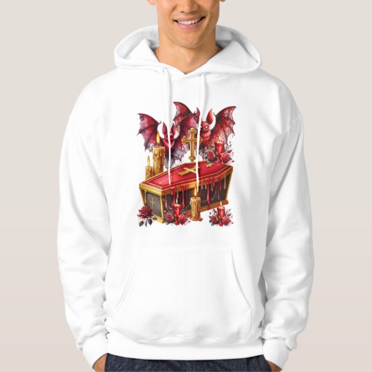 Veste À Capuche Chauves-souris vampires (Devant)