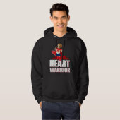 Veste À Capuche CHD Heart Confidence Caped Boy Hero Warrior Healed (Devant entier)