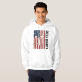 Veste À Capuche Cheer Grandpa Patriotic Vintage Flag Shirt Design_ (Devant entier)