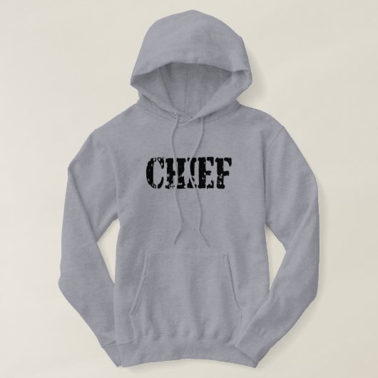 VESTE À CAPUCHE CHEF (Design devant)