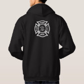 Veste À Capuche Chef des pompiers de sapeur-pompier (Dos)